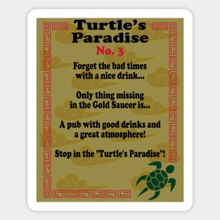 Turtle's Paradise Flyer No. 3 Magnet